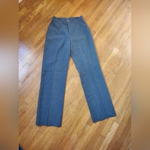 vintage Club Monaco gray wool-rayon blend pleated office dress pants size 6